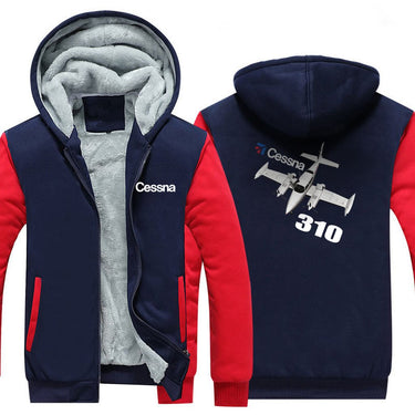 CESSNA 310 DESIGNED ZIPPER SWEATER THE AV8R